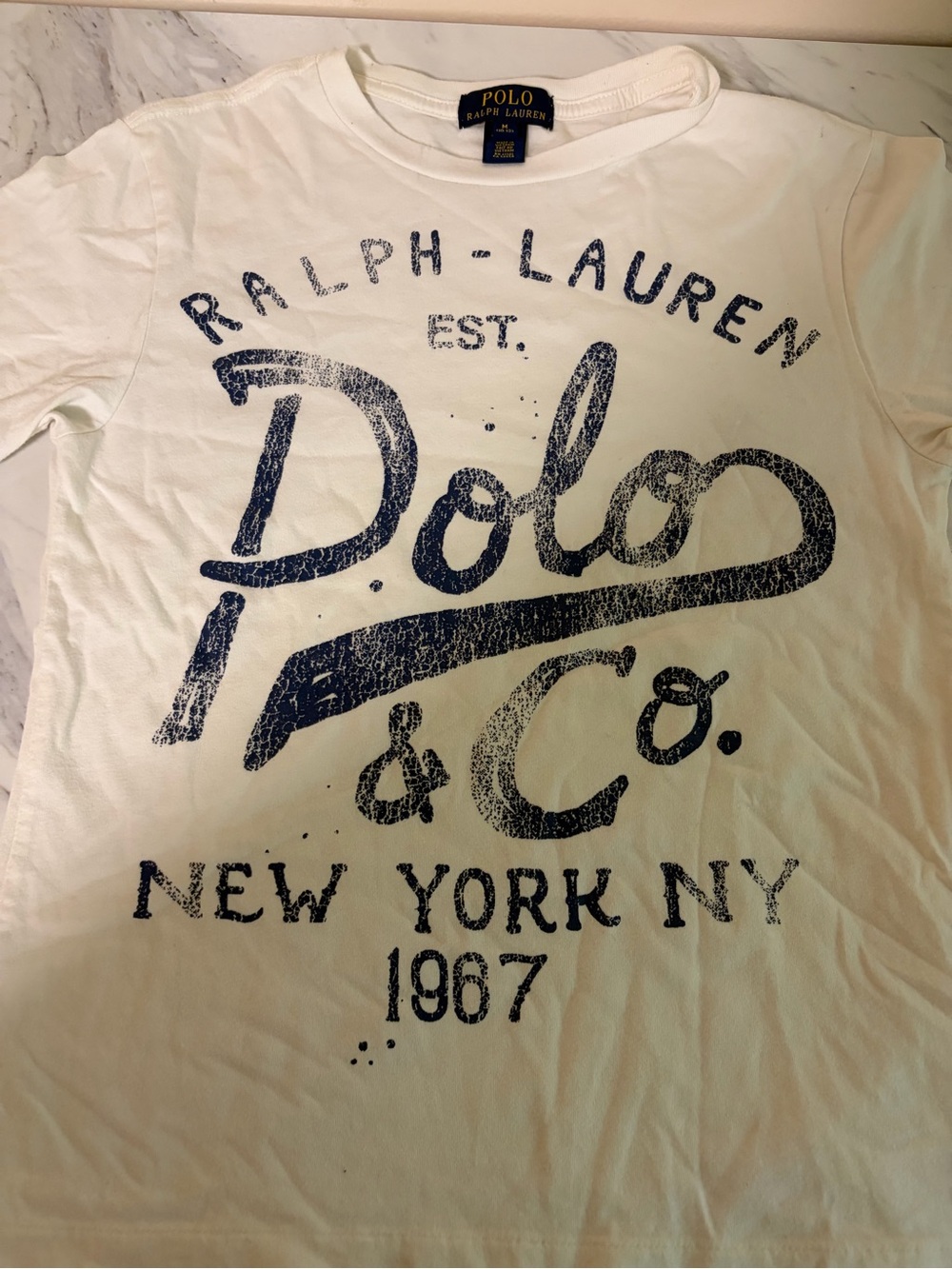 Polo Ralph Lauren Boys "Polo & Co. New York 1967" Graphic Crewneck T-Shirt